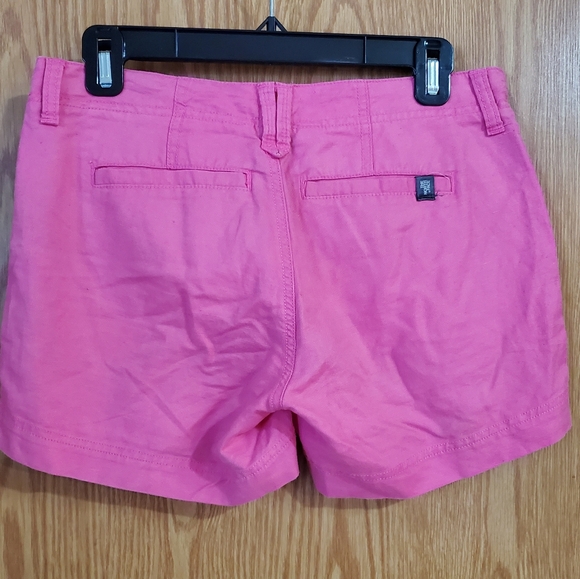 The North Face pink linen blend chino shorts size 2 long - Picture 5 of 14